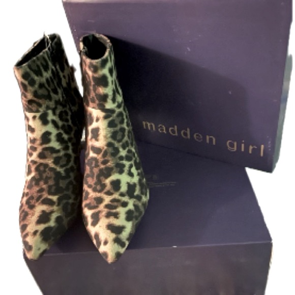 New! MADDEN GIRL Stormyy Booties. Leopard print. Size 7 - Picture 8 of 13